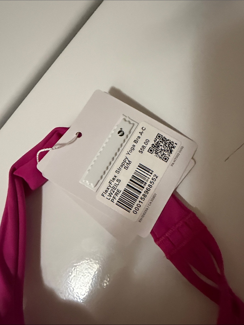 lululemon athletica Fuchsia Strappy Back Sports Bra - Picture 3 of 3